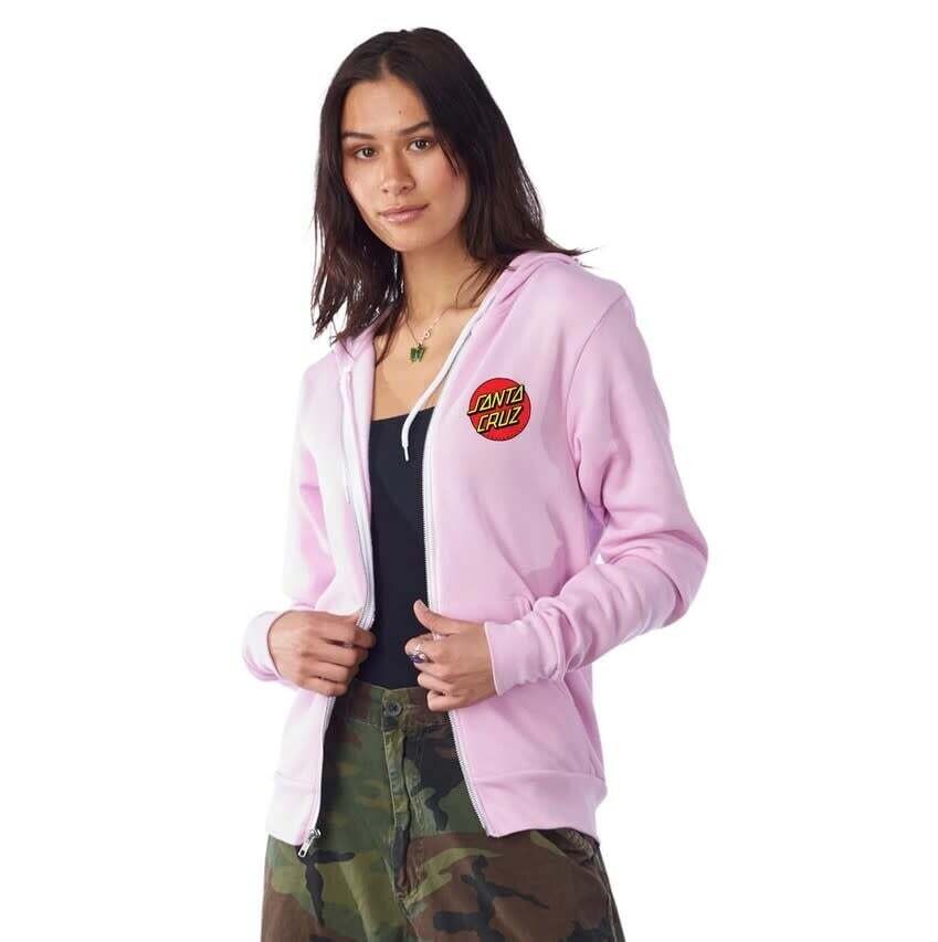 SANTA CRUZ WOMENS ZIP CLASSIC DOT Lilac