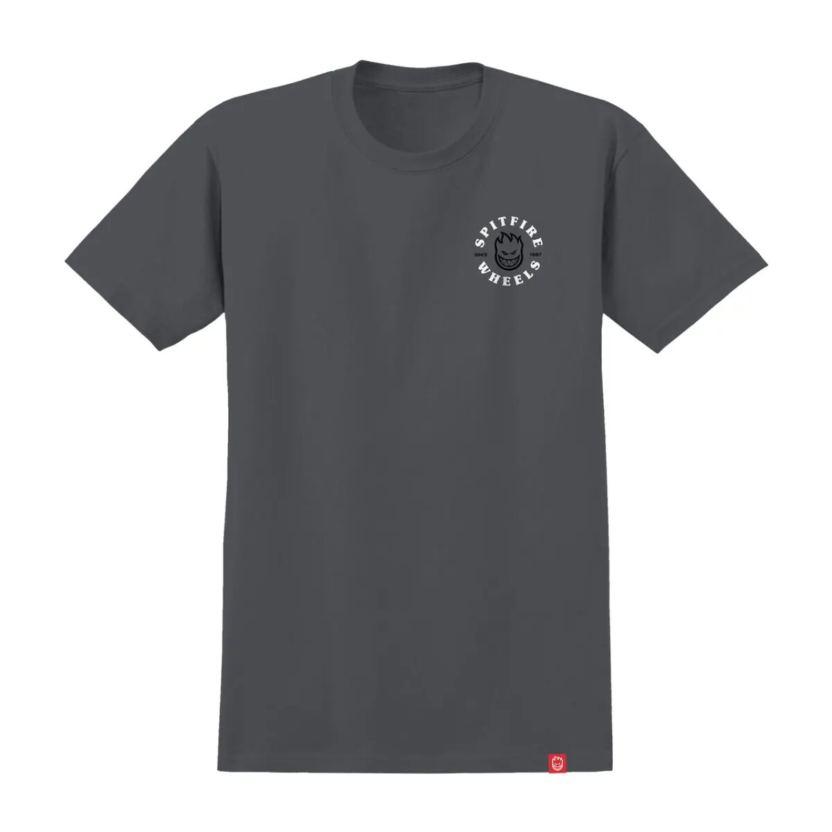 BIGHEAD CLASSIC S/S T-SHIRT	CHARCOAL(SOLID) w/ BLACK &amp; WHITE Prints