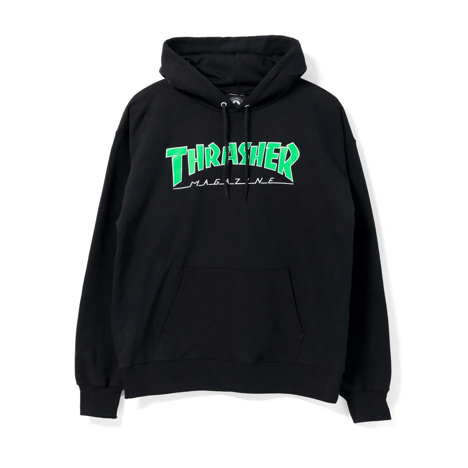 OUTLINED HOODIE	BLACK/GREEN -  THRASHER