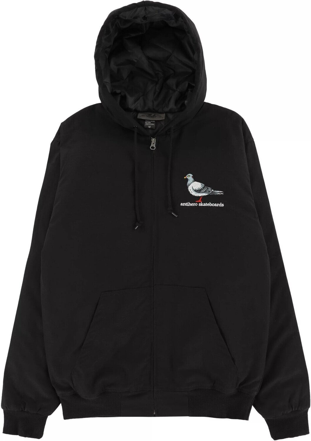 LIL PIGEON EMB RIPSTOP HOOD CUSTOM JACKET BLACK 