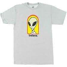 Alien Workshop Believe Tee Heather Grey