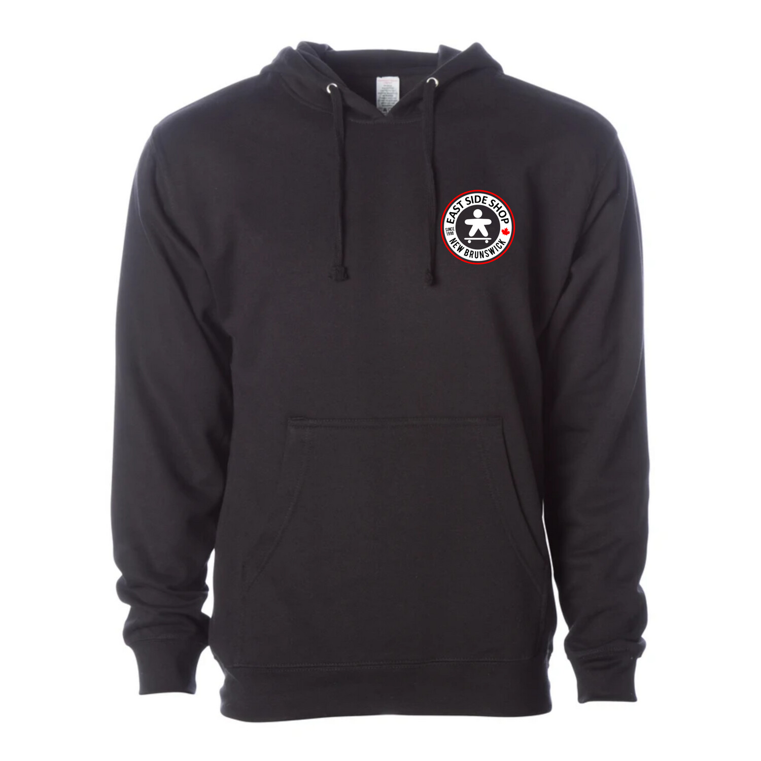 OG Circle Hood Black EAST SIDE Front Print