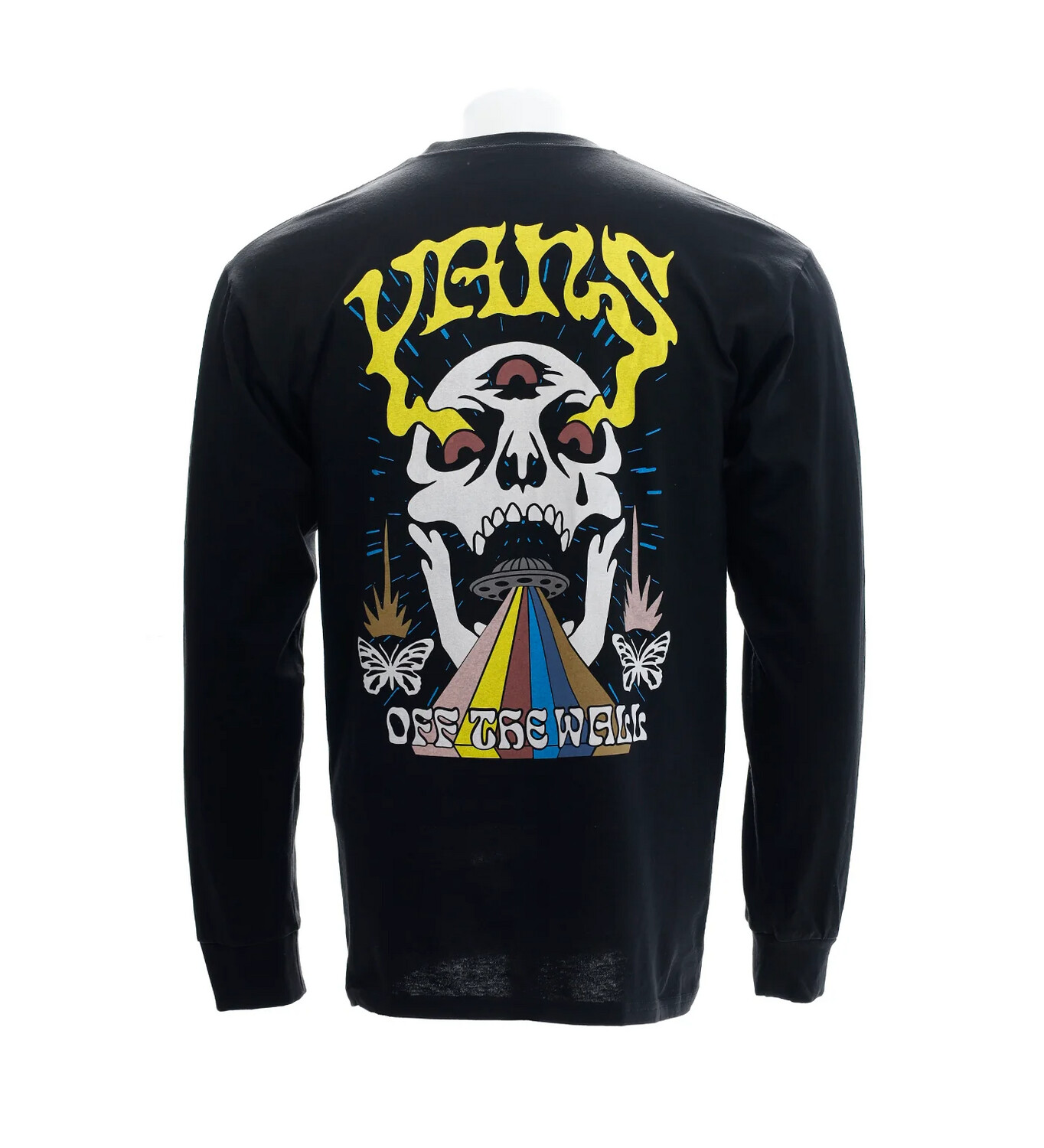 SKULL SAUCER LS TEE Black