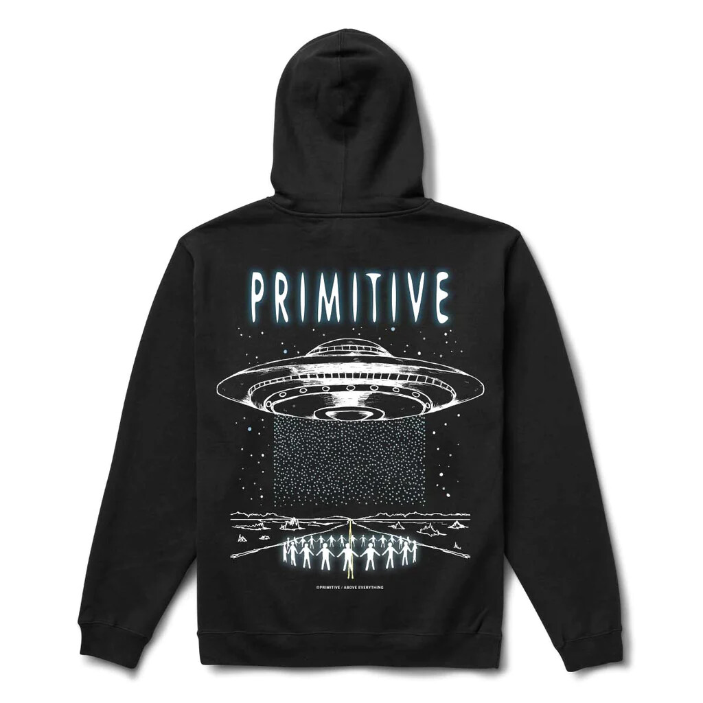 Primitive Contact Zip Hood Black