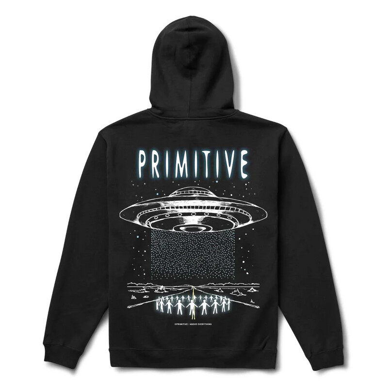 Primitive Contact Zip Hood Black