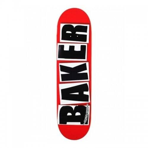 Baker 8.38 Brand Logo Red Deck