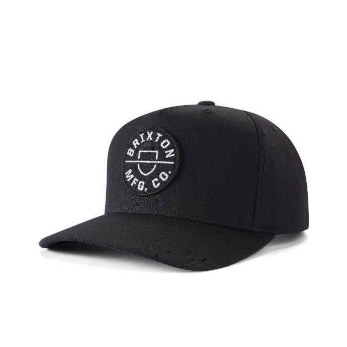 Brixton Crest C MP Snapback Black
