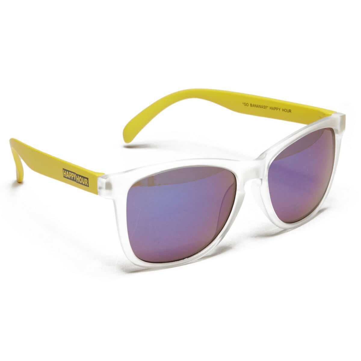Happy Hour Electric Banana Shades  Yellow Clear
