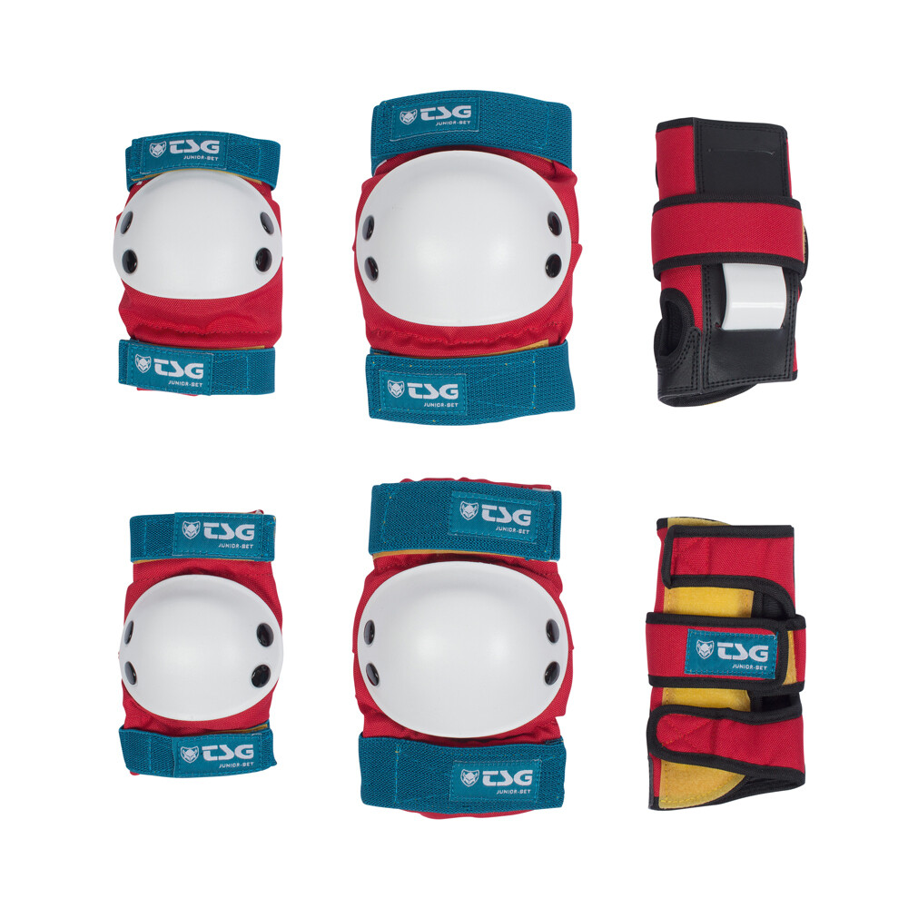 TSG Youth Pads Set Old School -  Knee, wrist, elbow