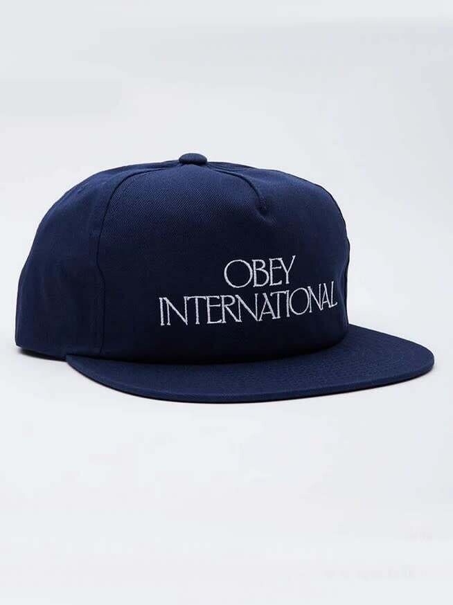 Obey Players Club Snapback Navy