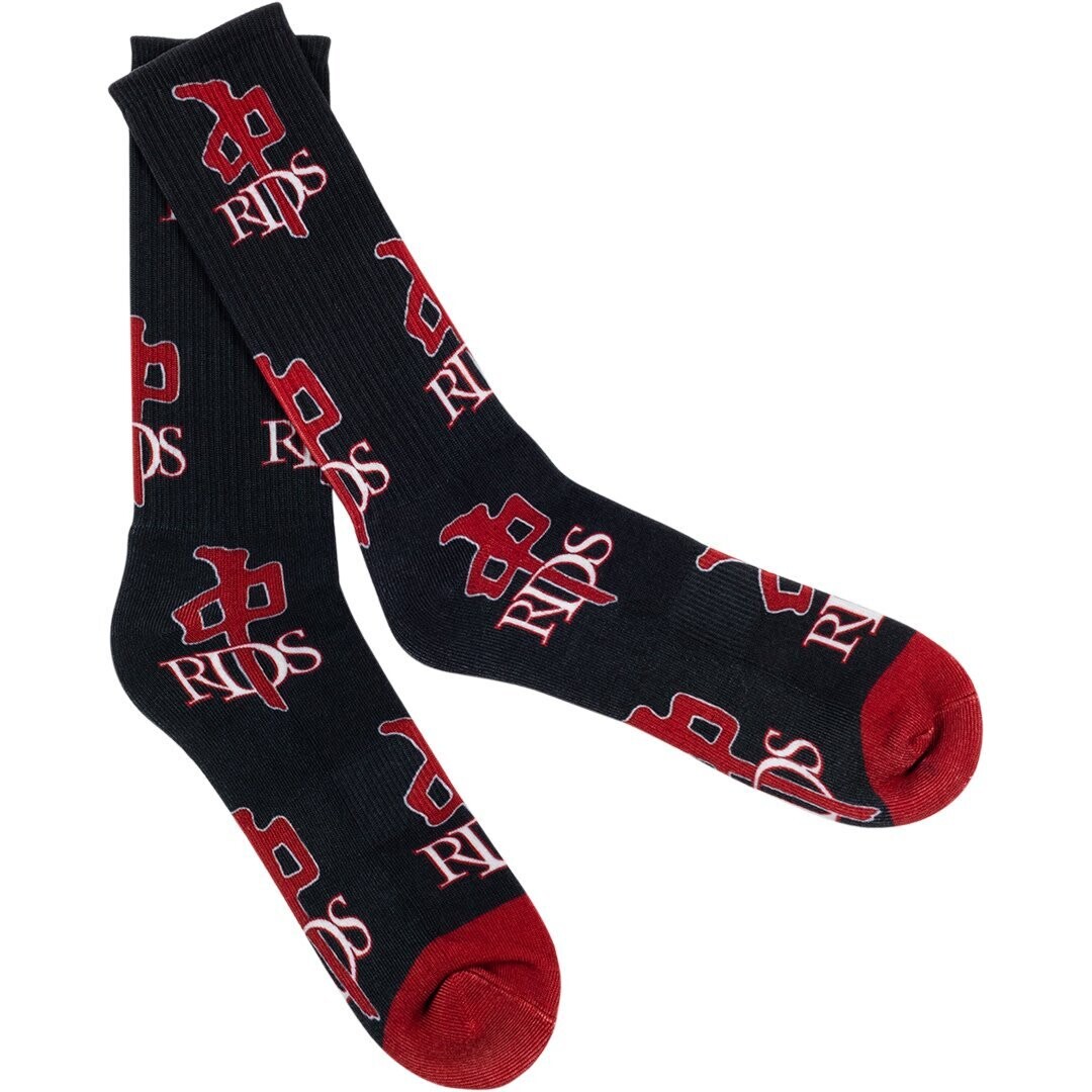RDS OG All Over Socks Black Red