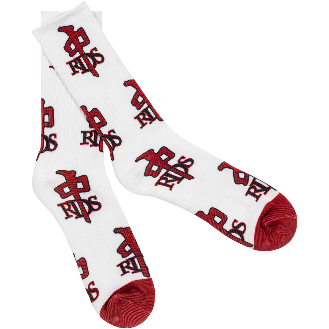 RDS OG All Over Socks white Red