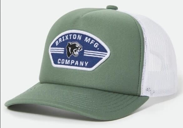 Brixton Rampant MP Mesh Cap Silver Pine White
