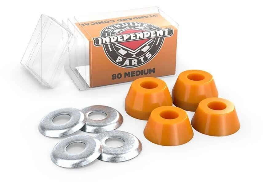 Independent Bushings  Conical Medium Orange 90a