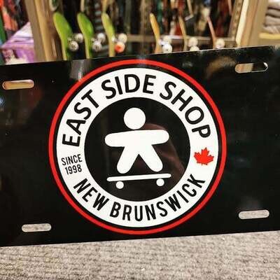 East Side License Plate