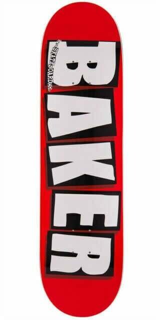 Baker Brand Logo White Deck 8.0 x 31.5 WB 14.25