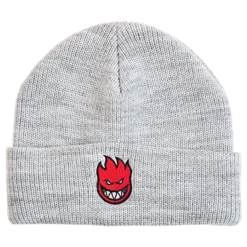 Spitfire BIGHEAD FILL CUFF BEANIE Grey Red