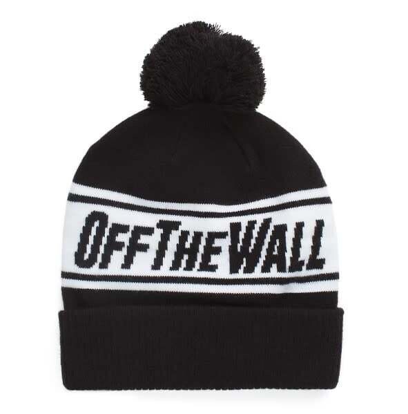 OFF THE WALL POM BEANIE Black/White