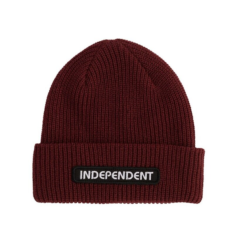 Independent BEANIE B/C GROUNDWORK Burgundy