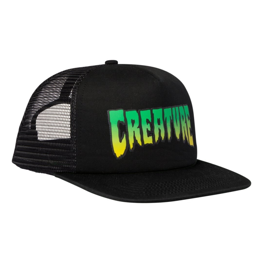 Creature Trucker Hat Creature Logo Black