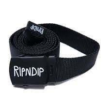 Rip n Dip Web Belt Logo Black