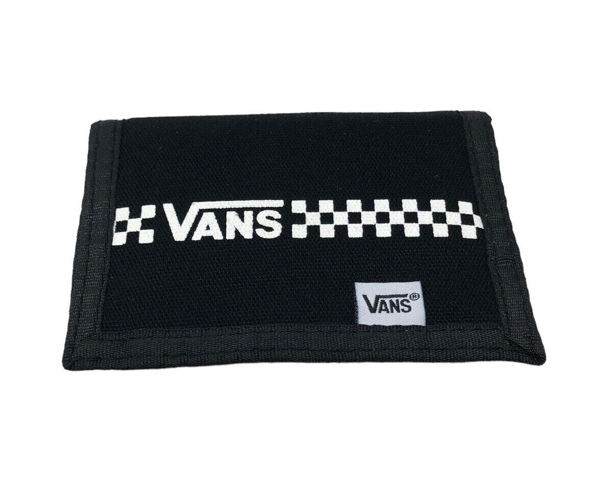 Vans Tri Fold Wallet Black Check