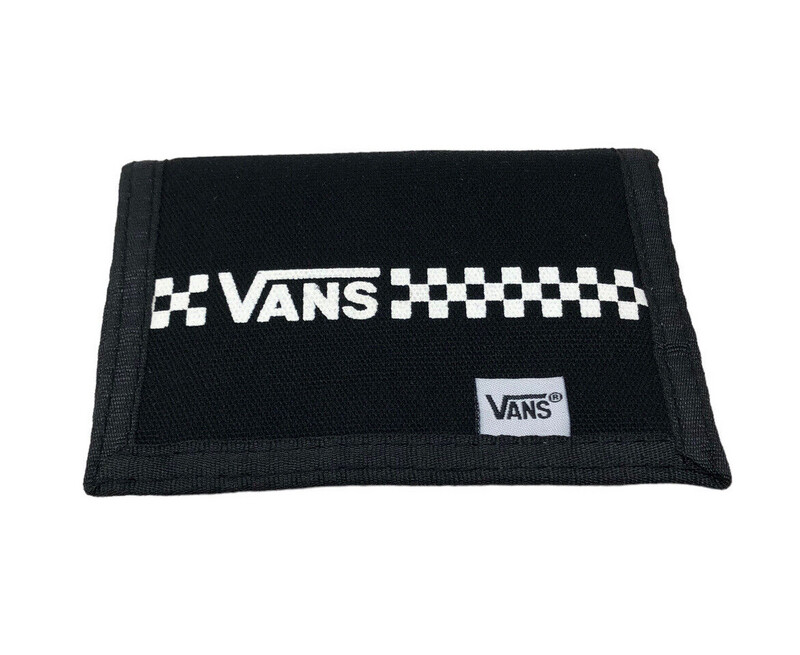 Vans Tri Fold Wallet Black Check