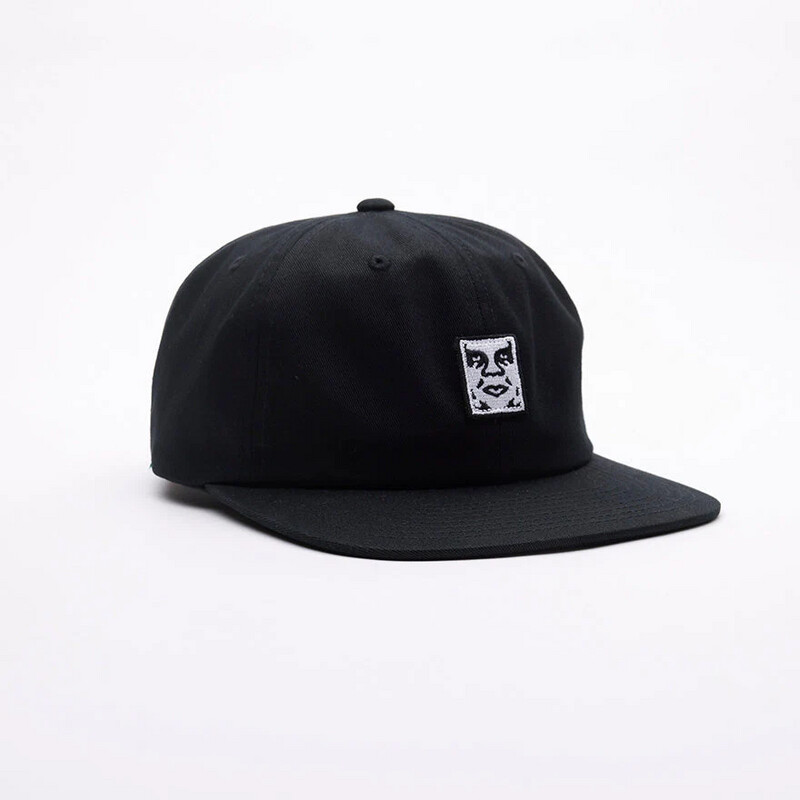 Icon Patch Panel Strapback Black