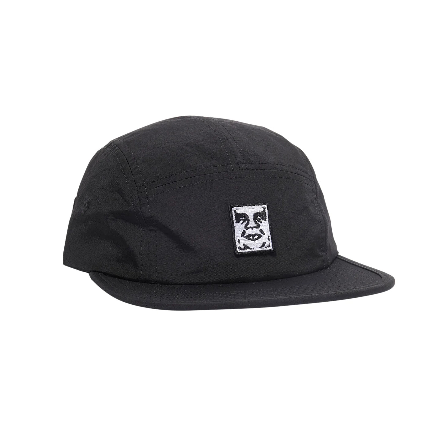 Black Icon Patch Camp Strapback Obey