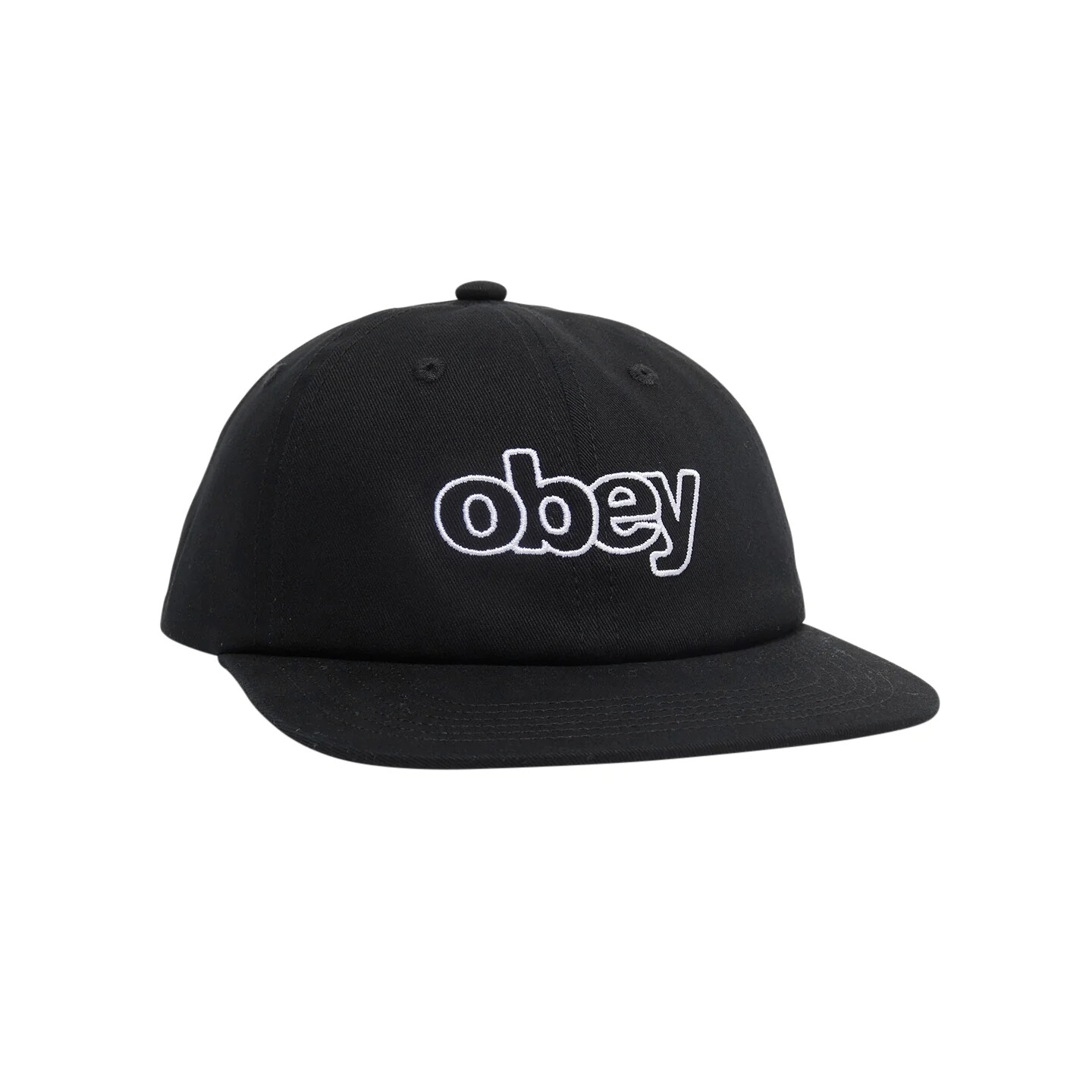 Black SELECT 6 PANEL SNAPBACK OBEY