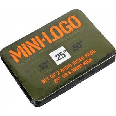 Mini Logo Riser Pad .25&quot; Rigid (set of 2)