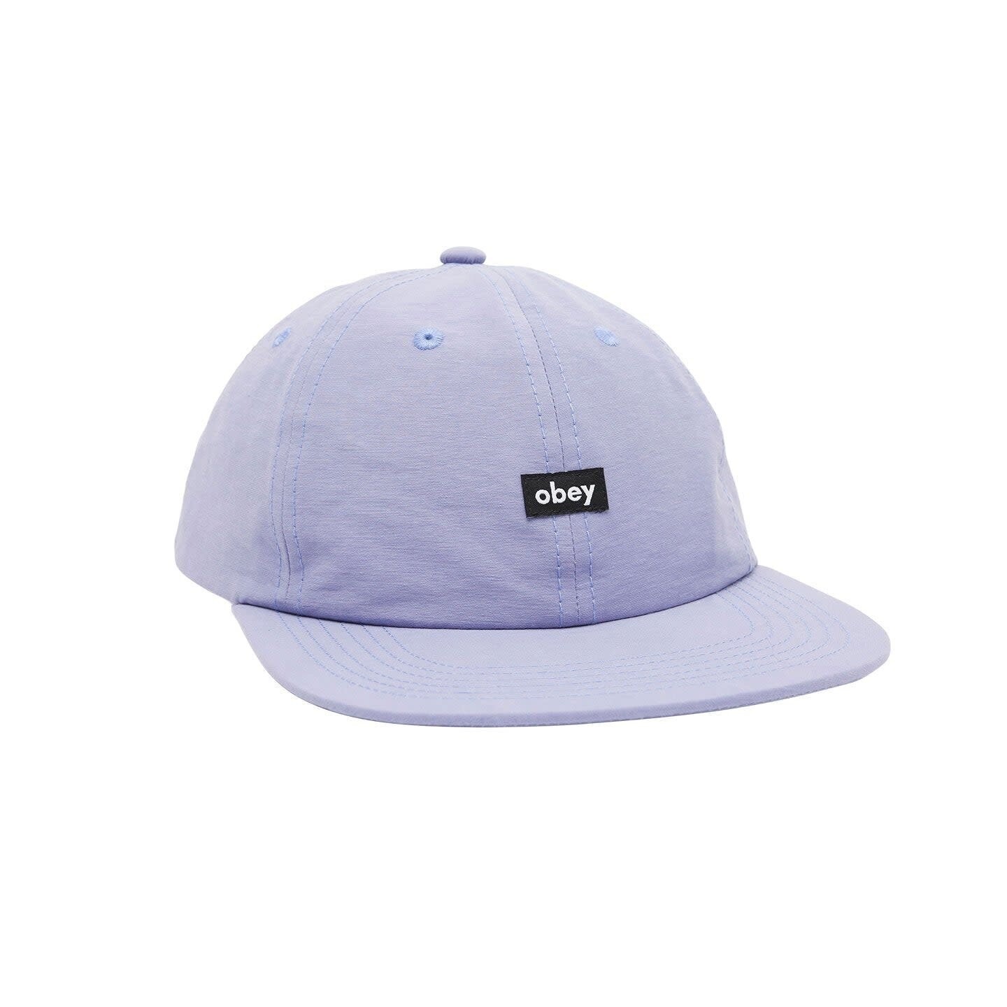 Obey Lower Case Tech 6 Pannel Strapback Lavender