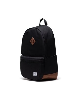 Herschel Heritage Pro Black Saddle Brown 21L