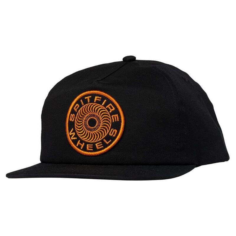 CLASSIC &#39;87 SWIRL PATCH SNAPBACK	BLACK/ORANGE