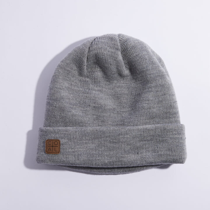 Harbor Light Heather Grey   - Coal Beanie