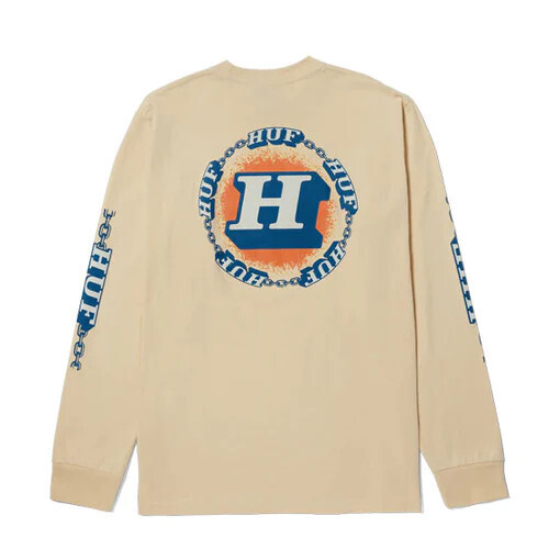 Huf  DEPENDABLE L/S TEE	WHEAT
