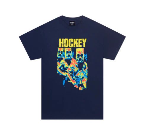 Hockey Bag Heads 3 Tee Navy