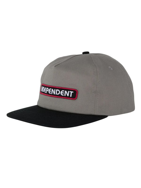 Independent Groundwork Snapback Grey Black