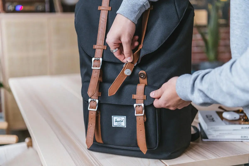 Herschel Little America Peacoat Saddle Brown display picture 1