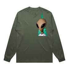 Alien Workshop Visitor Reality LS Tee Olive