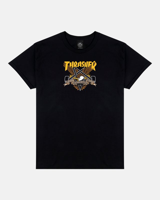 Thrasher EAGLEGRAM T-SHIRT BLACK