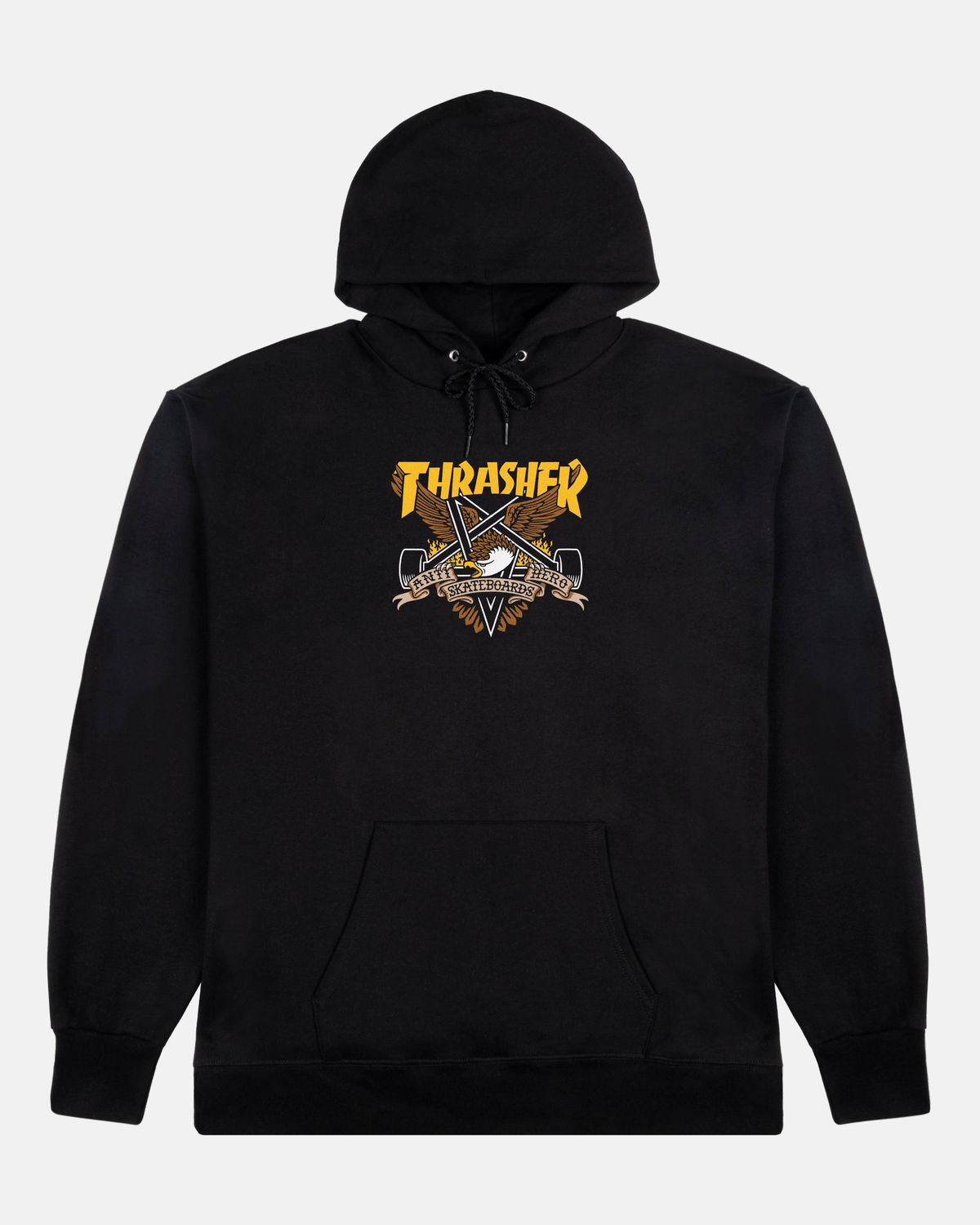 EAGLEGRAM HOODIE	BLACK