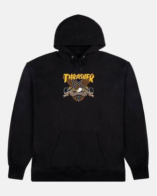 EAGLEGRAM HOODIE	BLACK