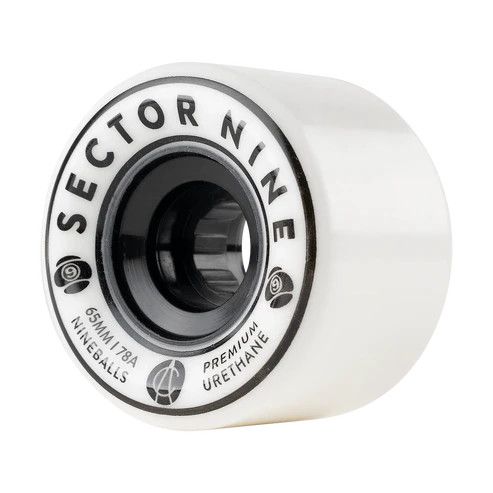SECTOR 9 - NINE BALL WHEELS OPAQUE WHITE 78A (72)