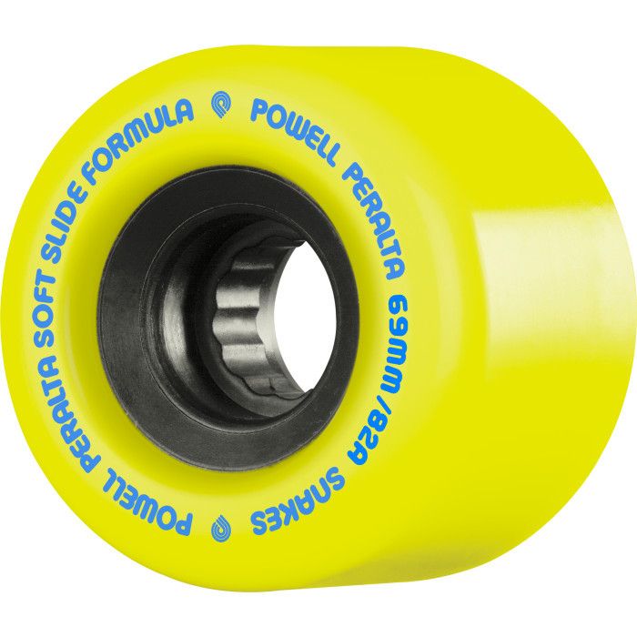 POWELL PERALTA - SNAKES SOFT SLIDE WHEELS 82A (69) Yellow