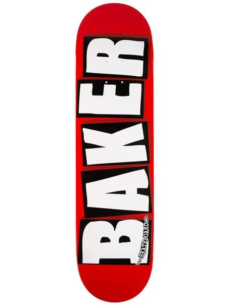 Baker Brand Logo Deck White 8.125