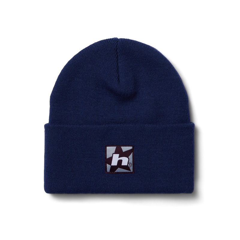 Huf Star Box Logo Beanie Navy