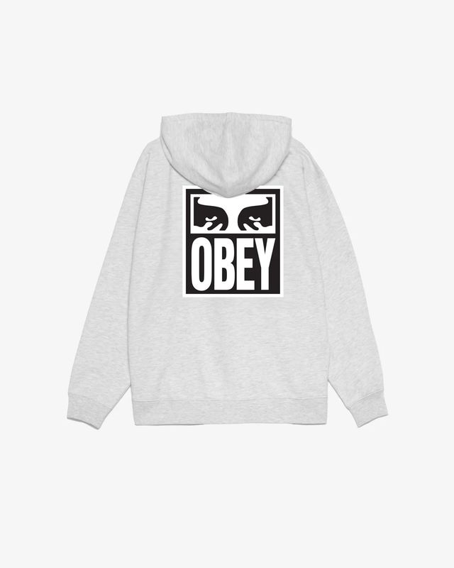 Obey Eyes Icon Hood Fleece Heather