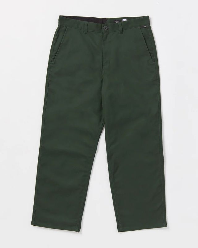 Volcom Billow Twill Pant DKF Dark Forest Green