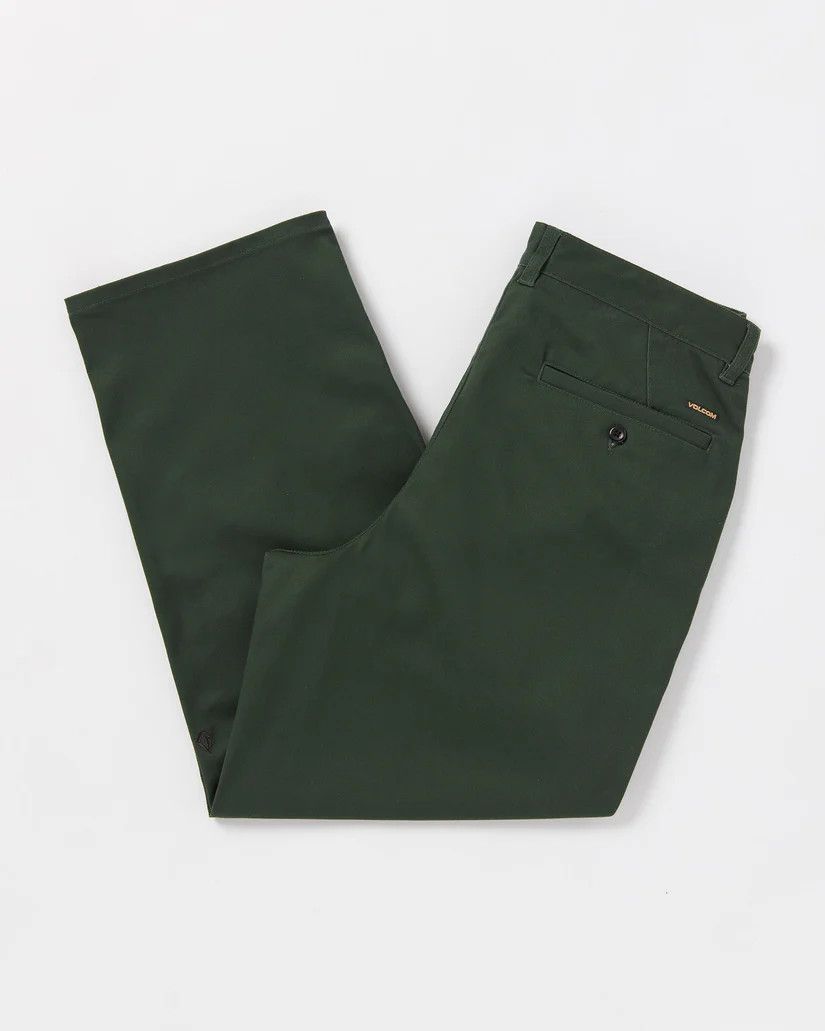 Volcom Billow Twill Pant DKF Dark Forest Green